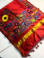 Handloom Silk Patola Trending designs & Lagadi Patta Saree