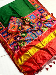 Handloom Silk Patola Trending designs & Lagadi Patta Saree