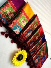 Handloom Silk Patola Trending designs & Lagadi Patta Saree