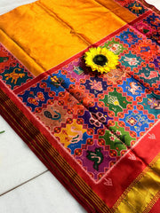 Handloom Silk Patola Trending designs & Lagadi Patta Saree