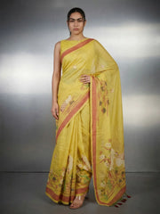 Soft Muga Cotton Resham Weaving Saree