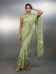 Soft Muga Cotton Resham Weaving Saree