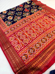 Trending Rajwadi Elephant Printed Patola Silk Saree