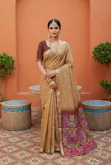 Soft Muga Cotton Summer Special Saree
