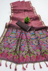 Soft Muga Cotton Summer Special Saree