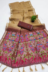 Soft Muga Cotton Summer Special Saree