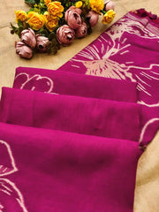 Beautiful Soft Muga Cotton Saree