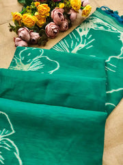 Beautiful Soft Muga Cotton Saree