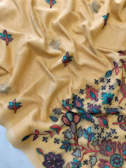 Chanderi Cotton Jamdani Weaving Saree