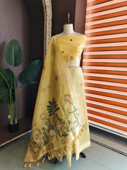 Tissue Silk Pichwai Weaving Saree