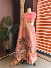 Tissue Silk Pichwai Weaving Saree