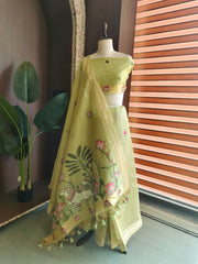 Tissue Silk Pichwai Weaving Saree