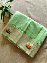 Soft Organza Rajhans Paithani Saree