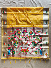 Soft Organza Rajhans Paithani Saree