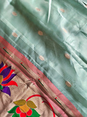 Soft Organza Rajhans Paithani Saree