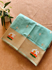 Soft Organza Rajhans Paithani Saree
