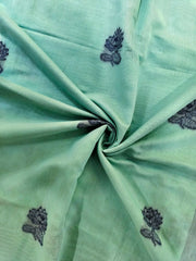 Chanderi Cotton Mithila Concept Weaving Saree