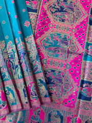 Soft Banarasi Silk Pashmina Weave Saree
