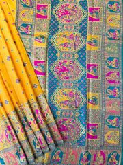 Soft Banarasi Silk Pashmina Weave Saree