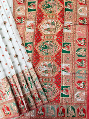 Soft Banarasi Silk Pashmina Weave Saree