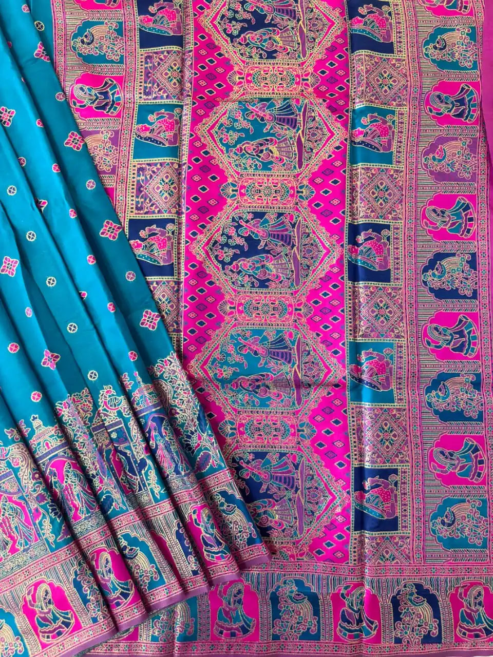 Soft Banarasi Silk Pashmina Weave Saree
