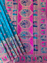 Soft Banarasi Silk Pashmina Weave Saree