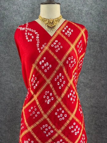 Pure Gaji Silk Gharchola Saree