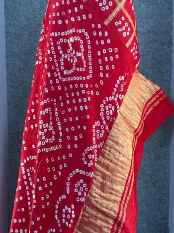 Pure Gaji Silk Gharchola Saree