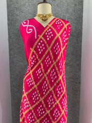 Pure Gaji Silk Gharchola Saree