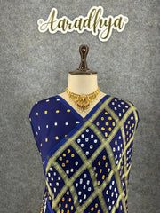 Pure Gaji Silk Gharchola Saree