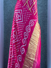 Pure Gaji Silk Gharchola Saree