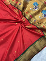 Premium Mayurika Paithani Silk Woven Saree