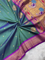 Premium Mayurika Paithani Silk Woven Saree