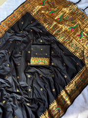 Paithani Silk Meenakari Weaving Saree