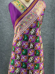 Premium Patola Weaving Elephant Design Saree