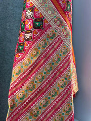 Premium Patola Weaving Elephant Design Saree