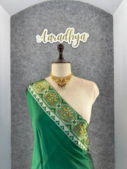 Premium Patola Weaving Phool Jaal Design Saree