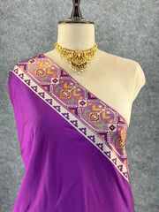 Premium Patola Weaving Phool Jaal Design Saree