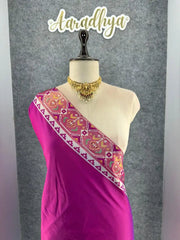 Premium Patola Weaving Phool Jaal Design Saree