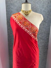 Premium Patola Weaving Phool Jaal Design Saree
