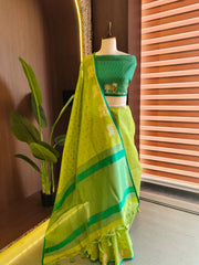 Premium Khadi Raw Silk Cow Weaving Saree