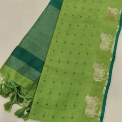 Premium Khadi Raw Silk Cow Weaving Saree