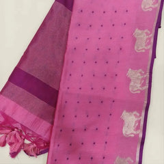 Premium Khadi Raw Silk Cow Weaving Saree