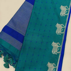 Premium Khadi Raw Silk Cow Weaving Saree