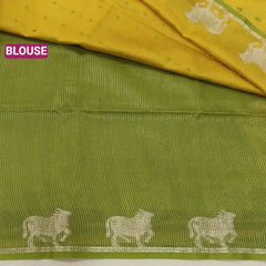 Premium Khadi Raw Silk Cow Weaving Saree