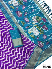 Ikkat Pichwai Fusion Trending Saree