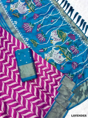 Ikkat Pichwai Fusion Trending Saree