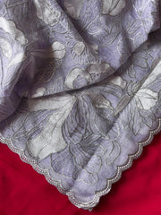 Pure Crush Organza Silk Designer Saree