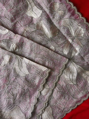 Pure Crush Organza Silk Designer Saree