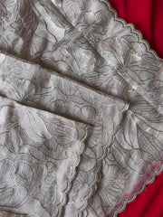 Pure Crush Organza Silk Designer Saree